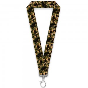 Lanyard personalizat camuflaj